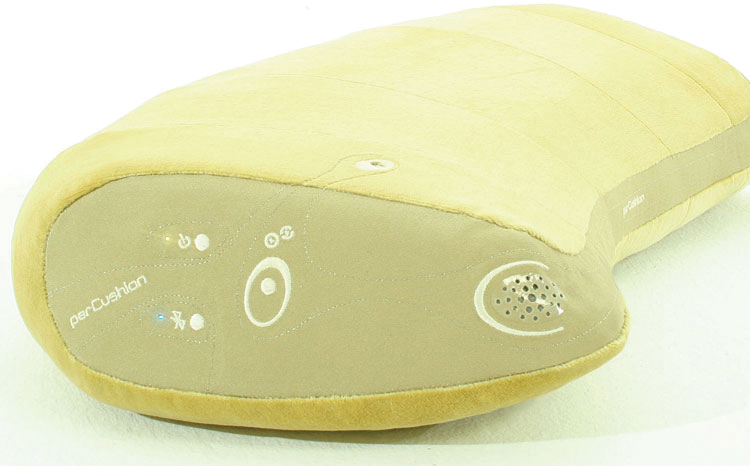 URBAN TOOL perCushion R&D Prototype - emotional electronics blue tooth hands-free cushion, 2007