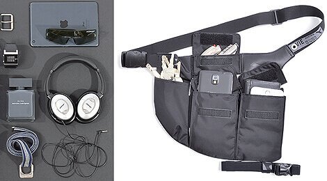 Waist pack bag for smartphones and wallet URBAN TOOL ® waistholster