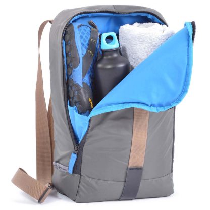 sling bag backpack grey inside