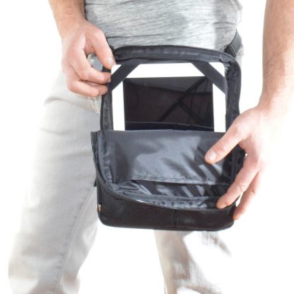 flexible multifunktionale Tablet Tasche als Hüfttasche